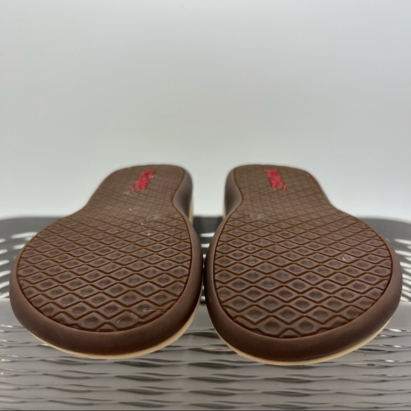 Vionic Tide Aloe Thong Sandals Beige Peach Flip Flop Size 5 - Picture 10 of 12